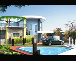 3D Exterior Outdoor View
