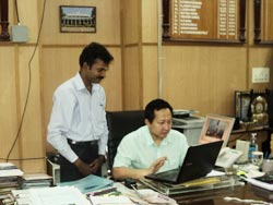 Karaikaltrip Karaikal Website launch Karaikal, Collectorate, Karaikal Trip Website Launched by Dr. Franklin. Laltinkhuma,. I.A.S. Karaikal Disctrict Collector