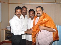 Mahamaham.net website Launch Program, Dr. N. Kamakoti, CUB Executive President and T. Sabapathi, Director, Onyxon Project Solutions Pvt. Ltd